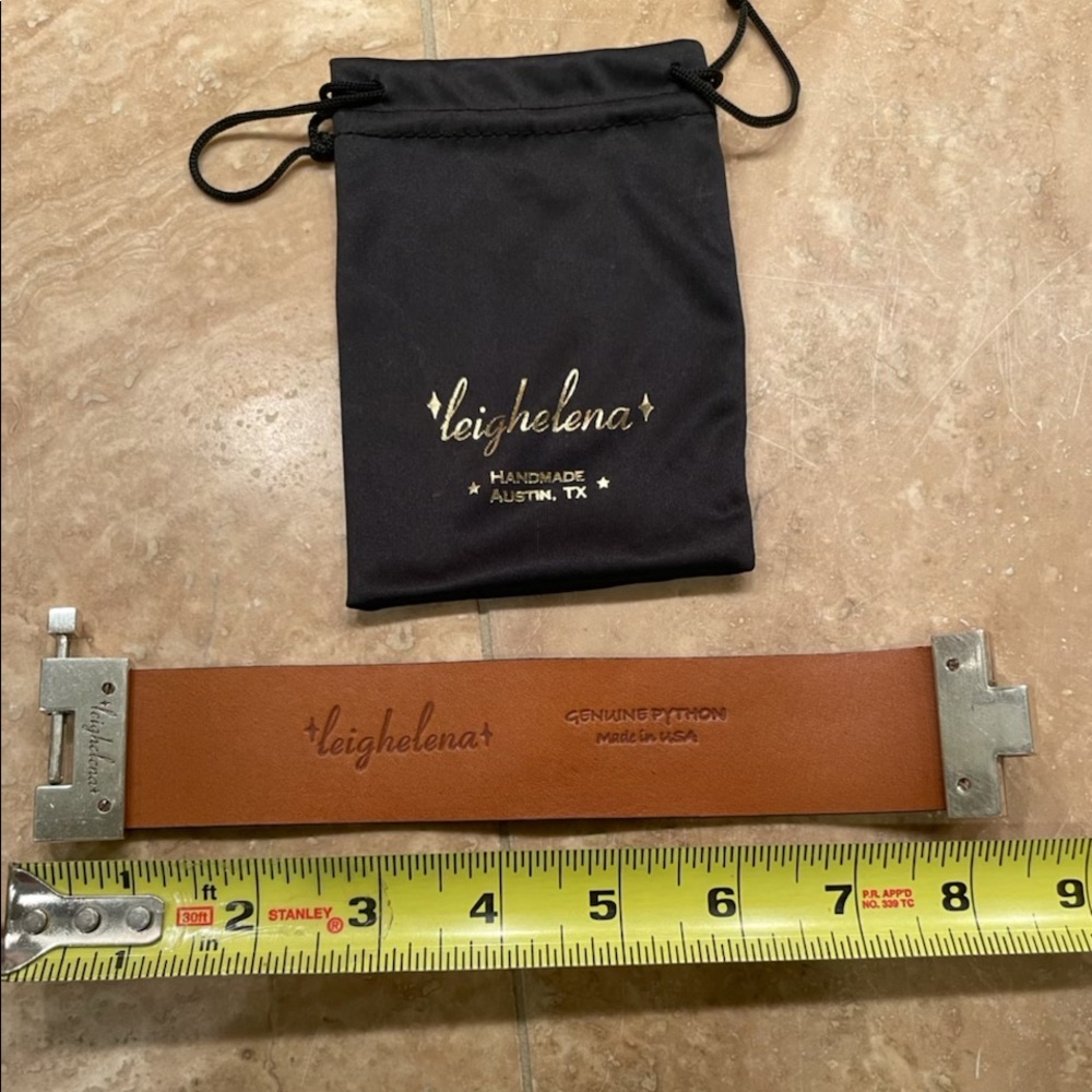 Leighelena Genuine Python Bracelet - image 2